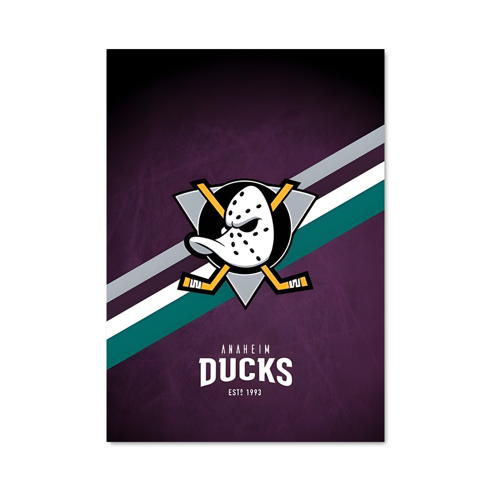 Poster Purple Power Ducks